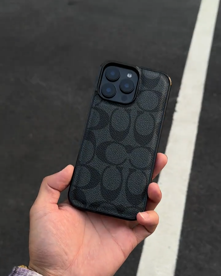 蔻馳皮質磨砂防摔手機殼-ZUIHANG SHOP